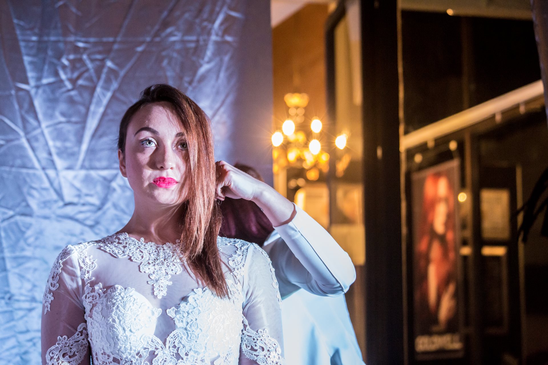 ritratto backstage sfilata sposa make up preparazione Quarrata Pistoia Firenze Sesto Fiorentino
